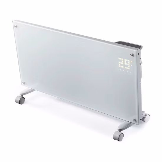 2000W Electric Convection Heater Glass Panel Heater Infrared Heating Panel Wall Mounted Convector Heater Home Heaters PTC Heaters Infrade Heater Fan Heater